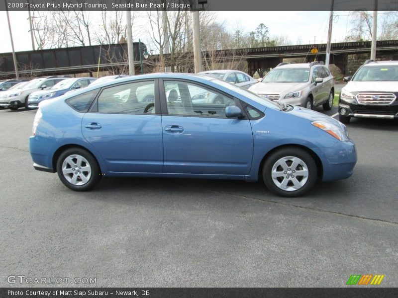 Seaside Blue Pearl / Bisque 2008 Toyota Prius Hybrid Touring