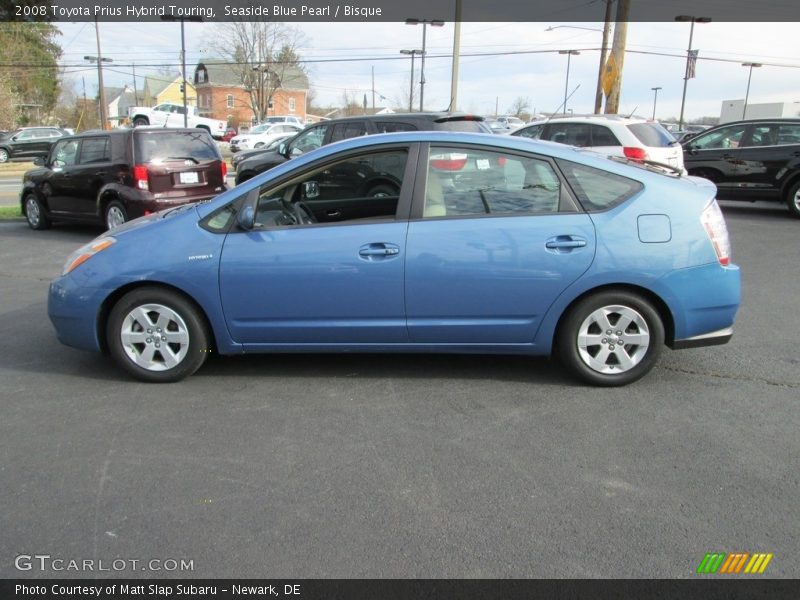 Seaside Blue Pearl / Bisque 2008 Toyota Prius Hybrid Touring