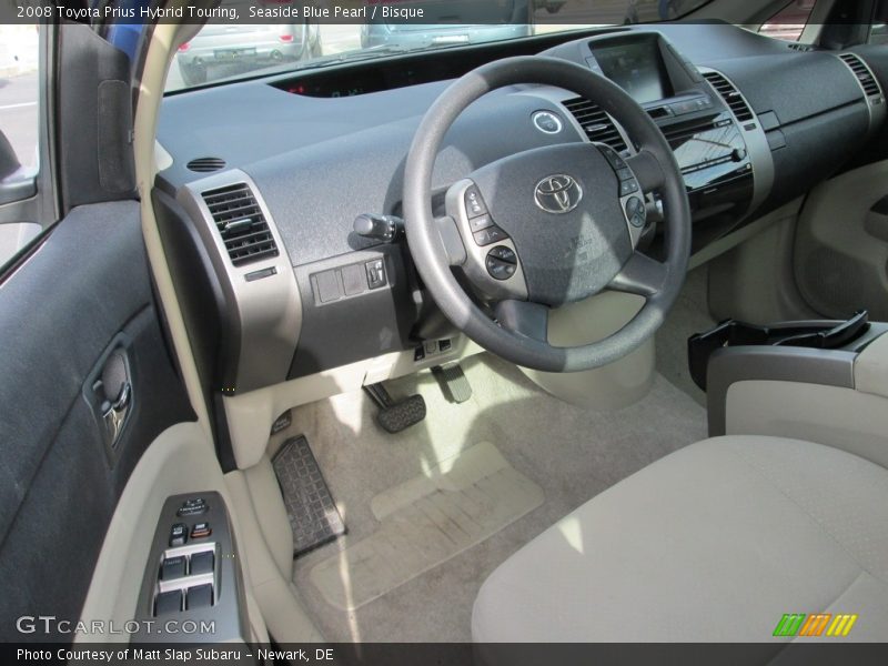 Seaside Blue Pearl / Bisque 2008 Toyota Prius Hybrid Touring