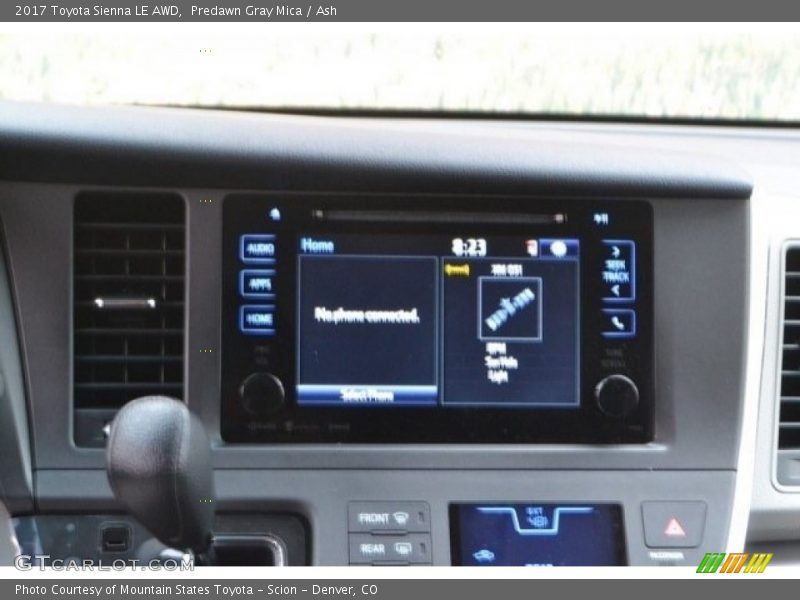 Predawn Gray Mica / Ash 2017 Toyota Sienna LE AWD