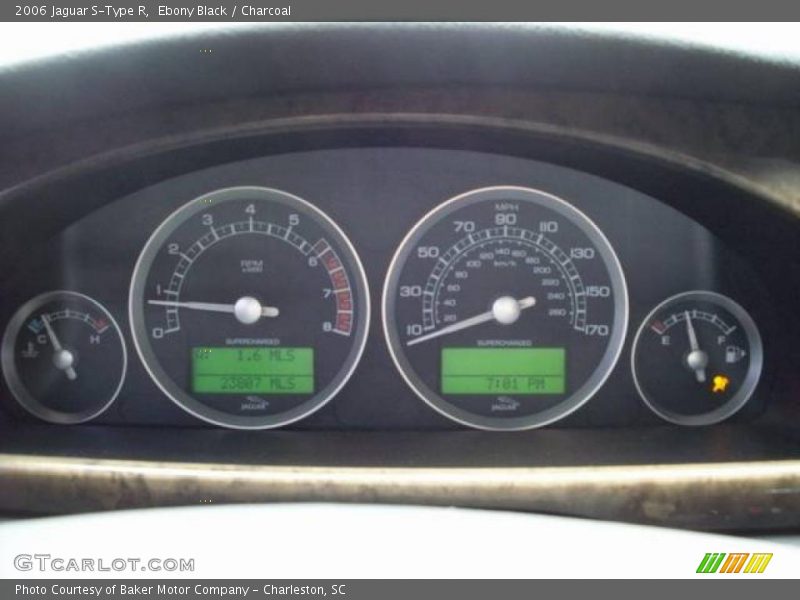 Ebony Black / Charcoal 2006 Jaguar S-Type R