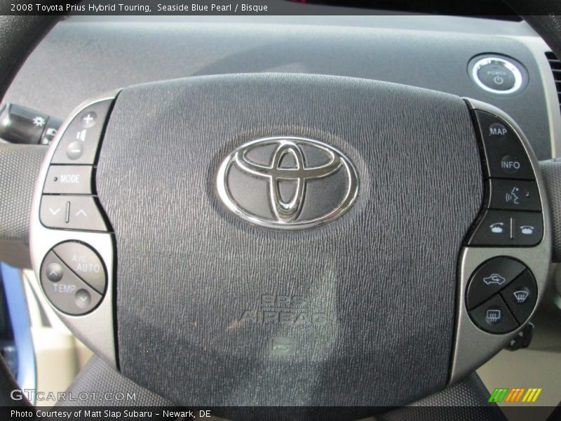 Seaside Blue Pearl / Bisque 2008 Toyota Prius Hybrid Touring