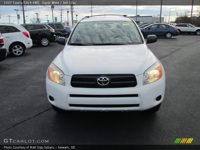 Super White / Ash Gray 2007 Toyota RAV4 4WD