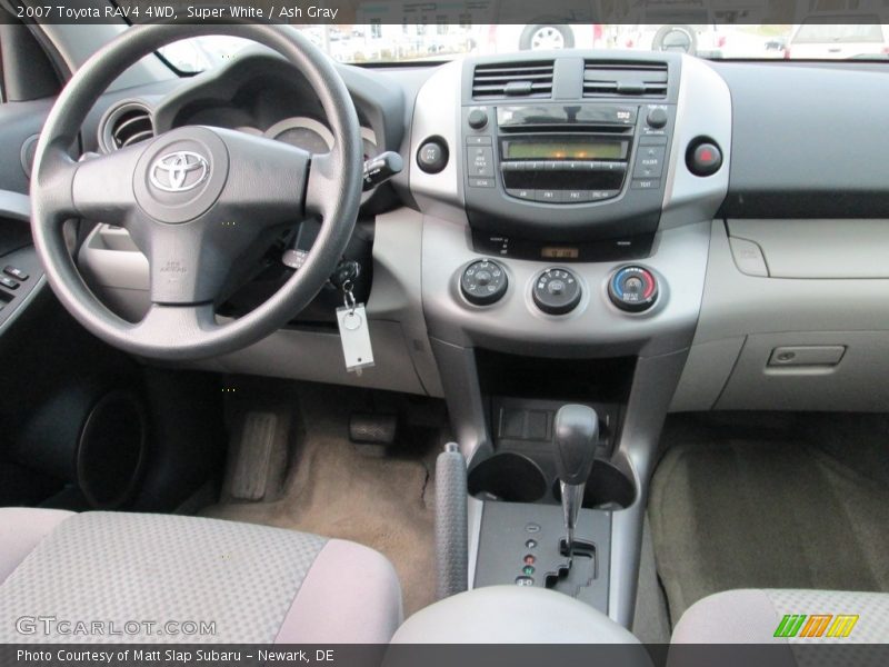 Super White / Ash Gray 2007 Toyota RAV4 4WD