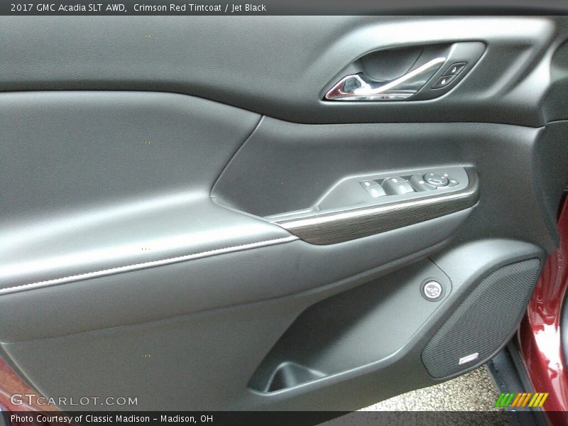 Crimson Red Tintcoat / Jet Black 2017 GMC Acadia SLT AWD