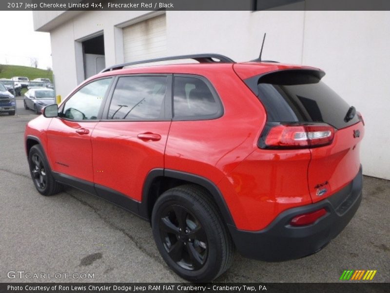 Firecracker Red / Black 2017 Jeep Cherokee Limited 4x4