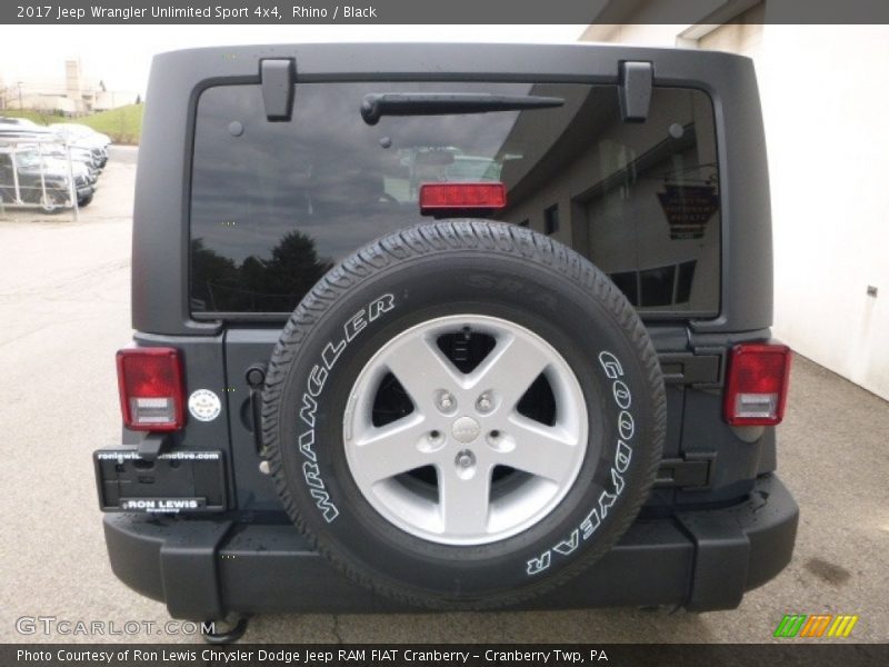 Rhino / Black 2017 Jeep Wrangler Unlimited Sport 4x4