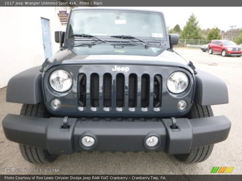 Rhino / Black 2017 Jeep Wrangler Unlimited Sport 4x4
