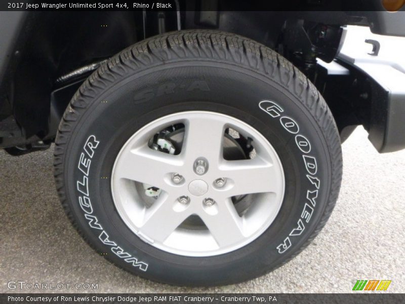 Rhino / Black 2017 Jeep Wrangler Unlimited Sport 4x4