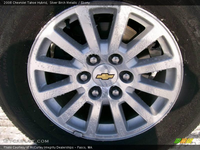 Silver Birch Metallic / Ebony 2008 Chevrolet Tahoe Hybrid