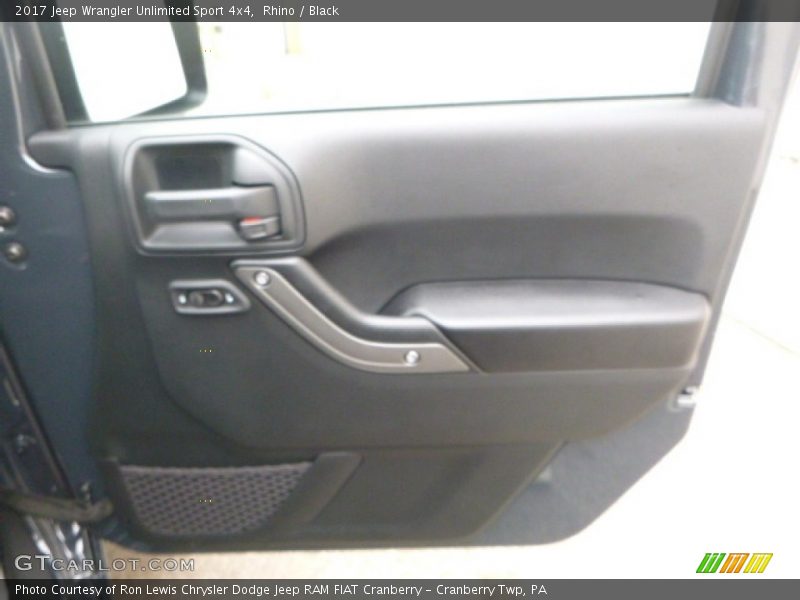 Rhino / Black 2017 Jeep Wrangler Unlimited Sport 4x4