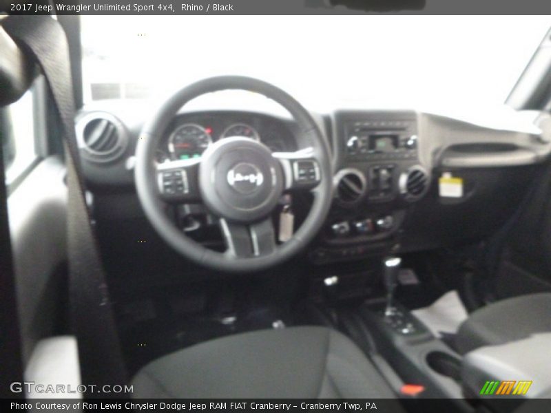 Rhino / Black 2017 Jeep Wrangler Unlimited Sport 4x4