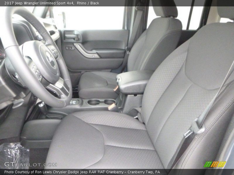 Rhino / Black 2017 Jeep Wrangler Unlimited Sport 4x4