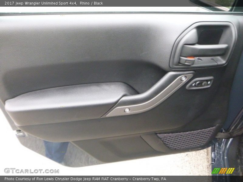 Rhino / Black 2017 Jeep Wrangler Unlimited Sport 4x4