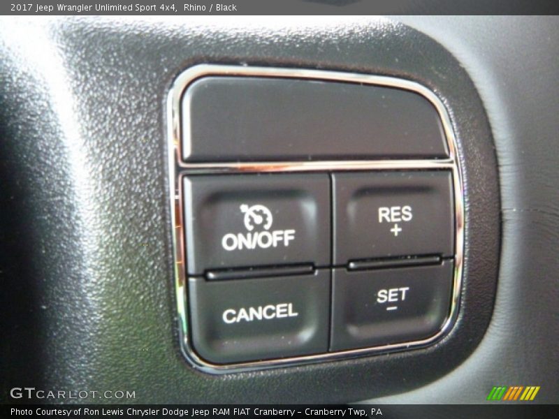 Rhino / Black 2017 Jeep Wrangler Unlimited Sport 4x4