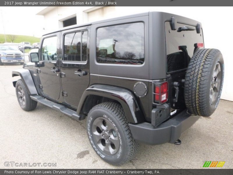 Black / Black 2017 Jeep Wrangler Unlimited Freedom Edition 4x4