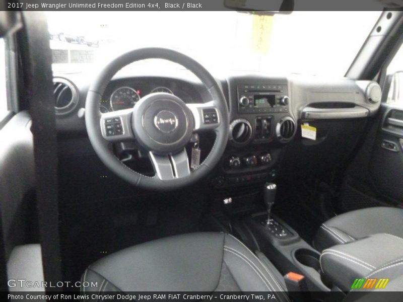 Black / Black 2017 Jeep Wrangler Unlimited Freedom Edition 4x4