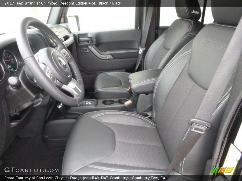 Black / Black 2017 Jeep Wrangler Unlimited Freedom Edition 4x4