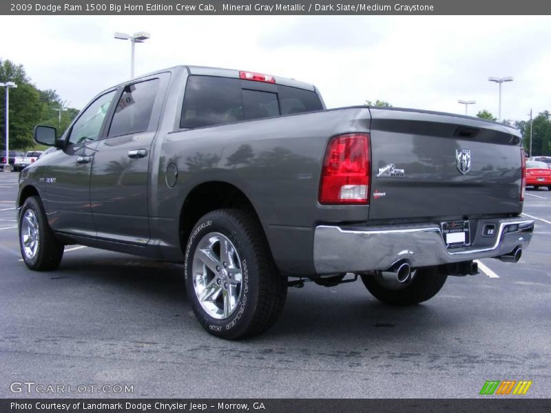 Mineral Gray Metallic / Dark Slate/Medium Graystone 2009 Dodge Ram 1500 Big Horn Edition Crew Cab
