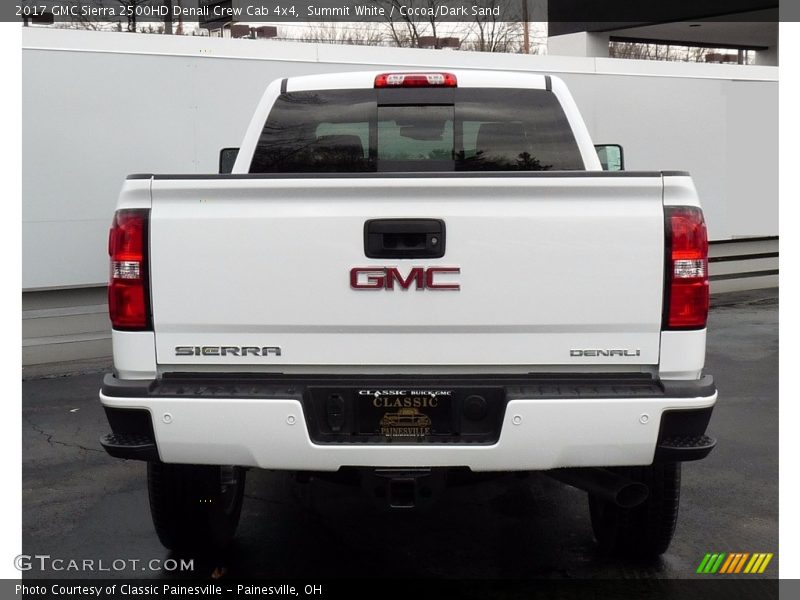 Summit White / Cocoa/Dark Sand 2017 GMC Sierra 2500HD Denali Crew Cab 4x4