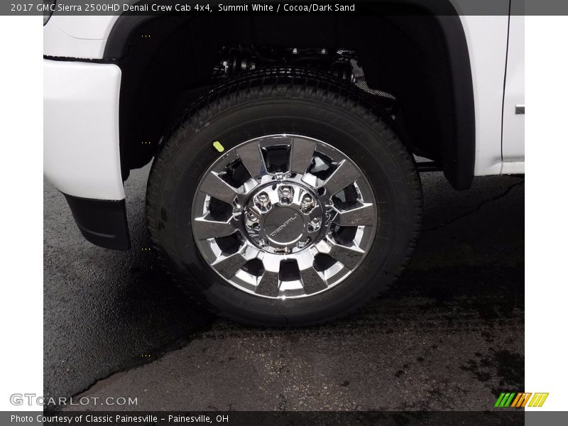 Summit White / Cocoa/Dark Sand 2017 GMC Sierra 2500HD Denali Crew Cab 4x4