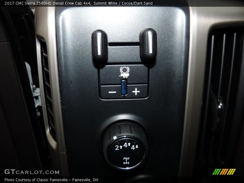 Summit White / Cocoa/Dark Sand 2017 GMC Sierra 2500HD Denali Crew Cab 4x4