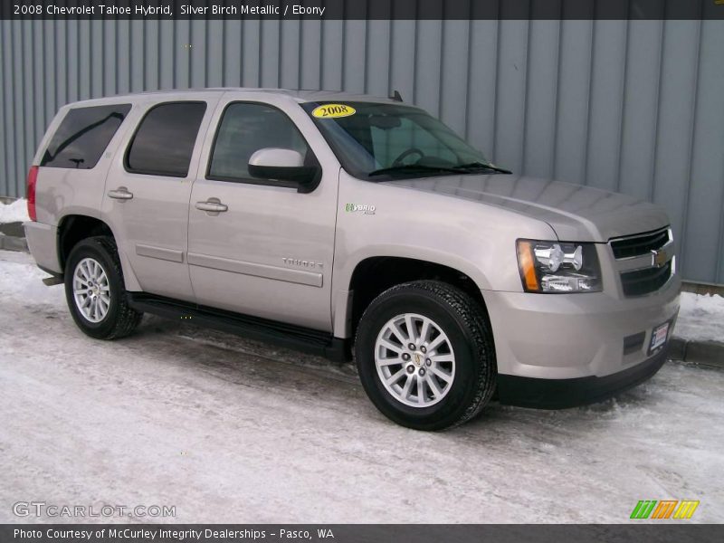 Silver Birch Metallic / Ebony 2008 Chevrolet Tahoe Hybrid