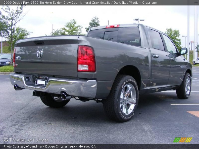 Mineral Gray Metallic / Dark Slate/Medium Graystone 2009 Dodge Ram 1500 Big Horn Edition Crew Cab