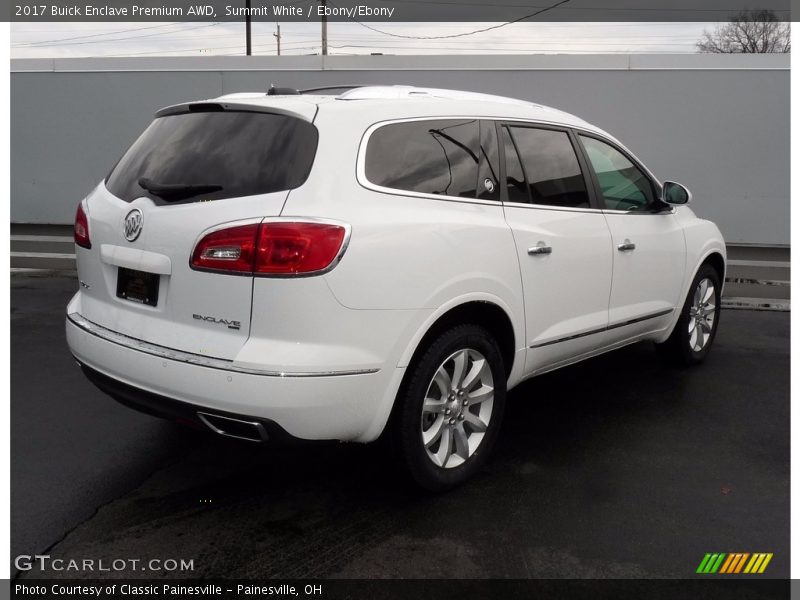 Summit White / Ebony/Ebony 2017 Buick Enclave Premium AWD
