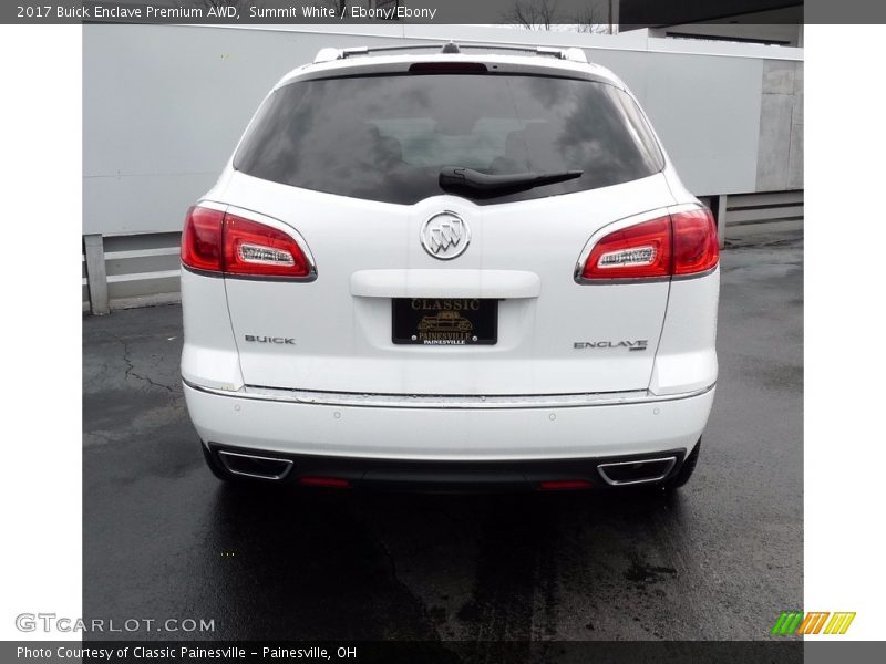 Summit White / Ebony/Ebony 2017 Buick Enclave Premium AWD