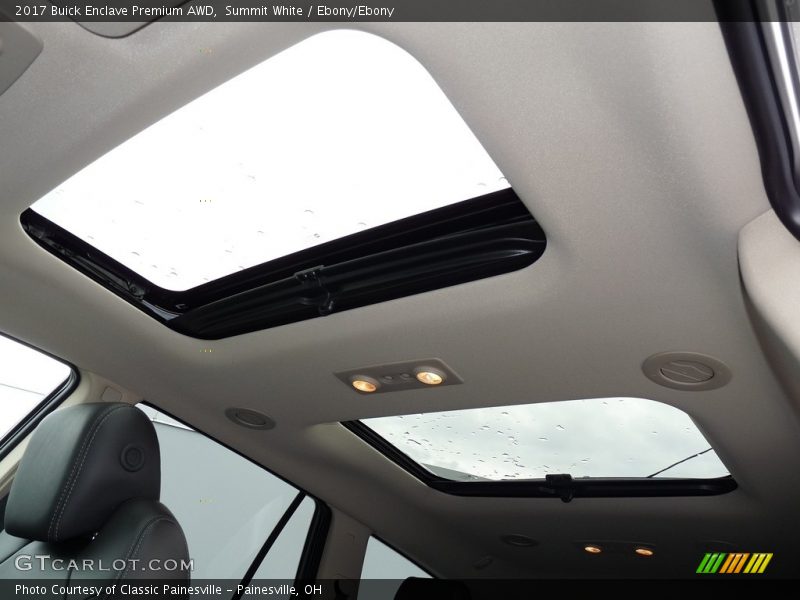 Summit White / Ebony/Ebony 2017 Buick Enclave Premium AWD
