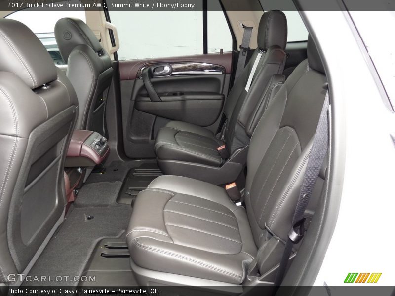 Summit White / Ebony/Ebony 2017 Buick Enclave Premium AWD