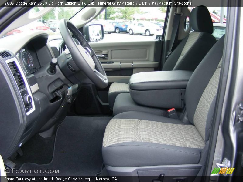 Mineral Gray Metallic / Dark Slate/Medium Graystone 2009 Dodge Ram 1500 Big Horn Edition Crew Cab