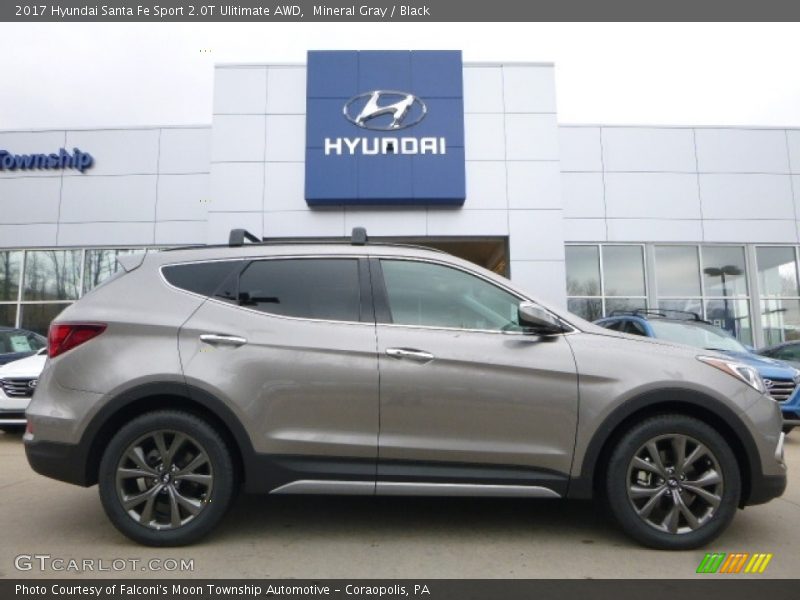 Mineral Gray / Black 2017 Hyundai Santa Fe Sport 2.0T Ulitimate AWD