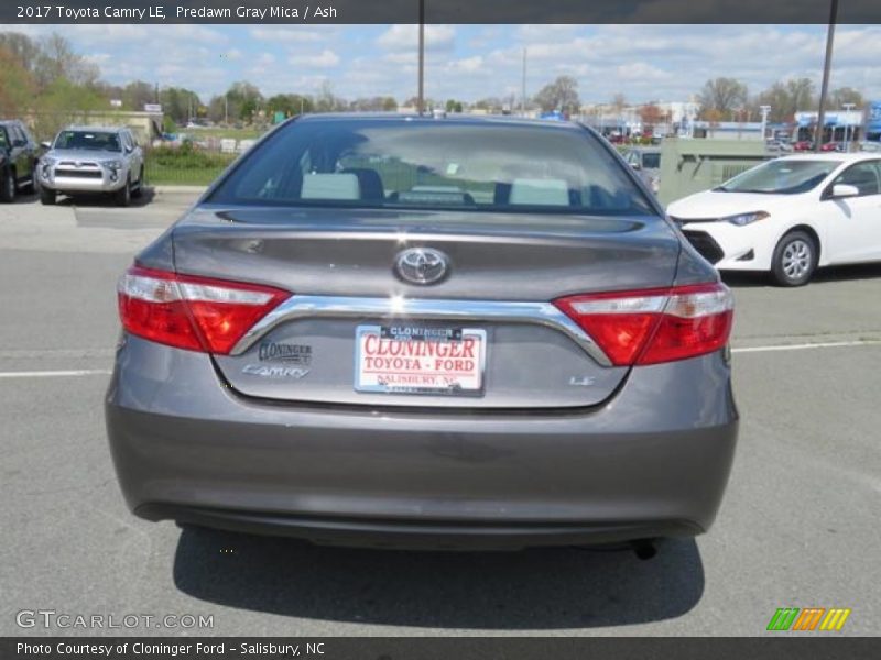 Predawn Gray Mica / Ash 2017 Toyota Camry LE
