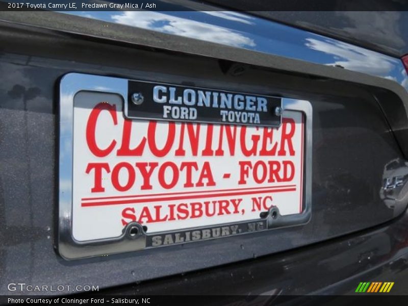 Predawn Gray Mica / Ash 2017 Toyota Camry LE