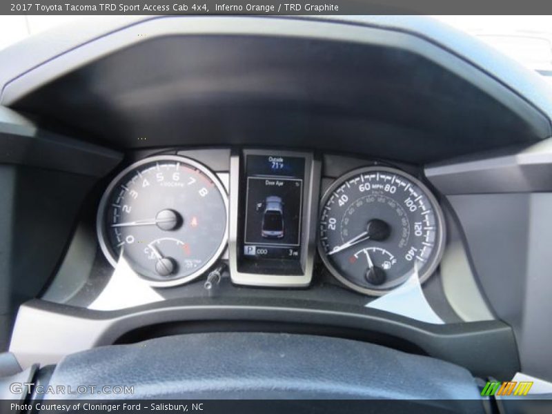  2017 Tacoma TRD Sport Access Cab 4x4 TRD Sport Access Cab 4x4 Gauges