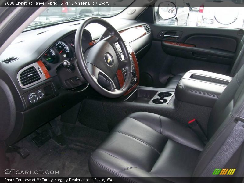Silver Birch Metallic / Ebony 2008 Chevrolet Tahoe Hybrid