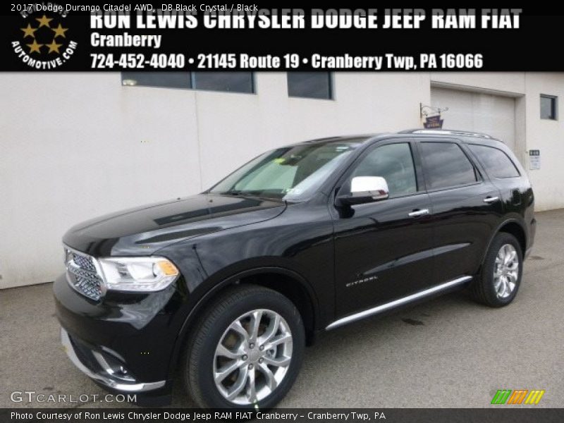 DB Black Crystal / Black 2017 Dodge Durango Citadel AWD