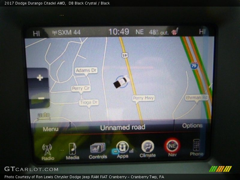 Navigation of 2017 Durango Citadel AWD