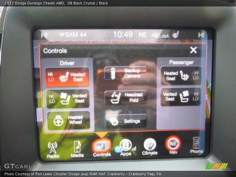 DB Black Crystal / Black 2017 Dodge Durango Citadel AWD