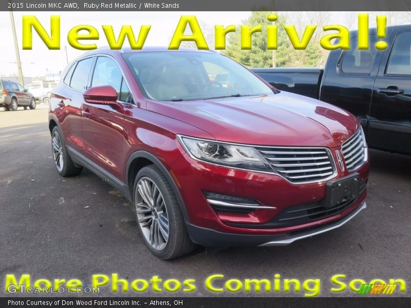 Ruby Red Metallic / White Sands 2015 Lincoln MKC AWD