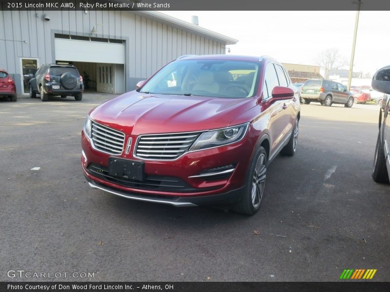 Ruby Red Metallic / White Sands 2015 Lincoln MKC AWD