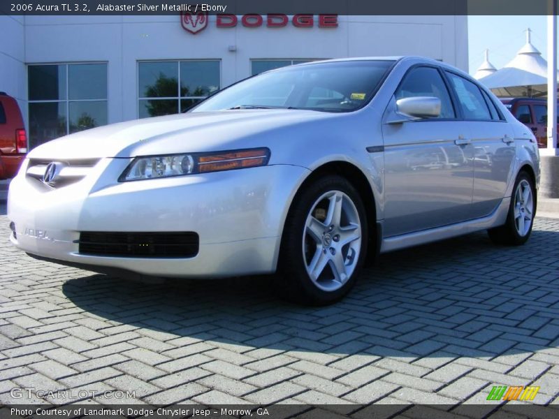 Alabaster Silver Metallic / Ebony 2006 Acura TL 3.2