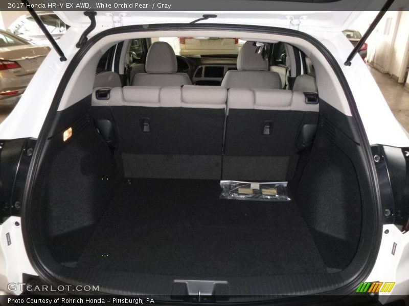White Orchid Pearl / Gray 2017 Honda HR-V EX AWD