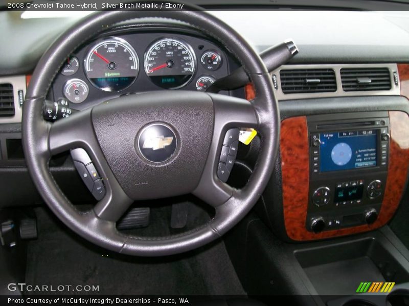 Silver Birch Metallic / Ebony 2008 Chevrolet Tahoe Hybrid