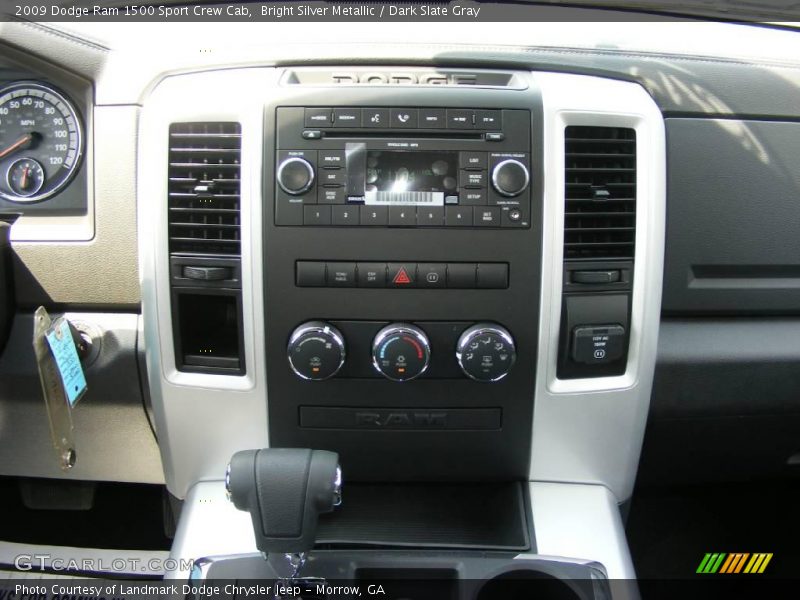 Bright Silver Metallic / Dark Slate Gray 2009 Dodge Ram 1500 Sport Crew Cab