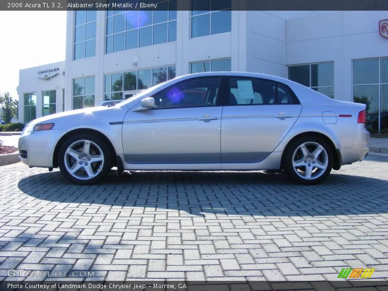 Alabaster Silver Metallic / Ebony 2006 Acura TL 3.2