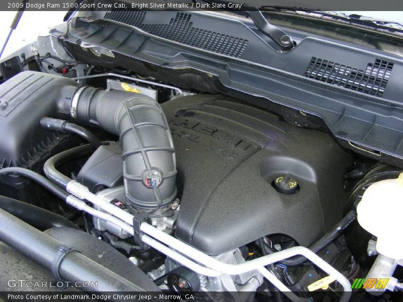 Bright Silver Metallic / Dark Slate Gray 2009 Dodge Ram 1500 Sport Crew Cab