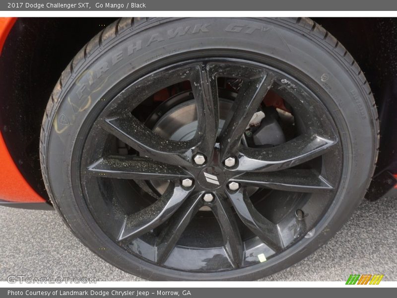 Go Mango / Black 2017 Dodge Challenger SXT